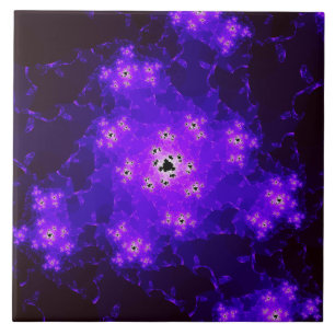 Nebula Fraktal Keramik Tile Fliese