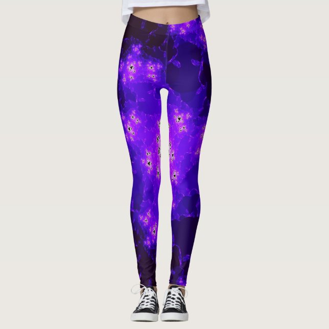 Nebula Fraktal Leggings (Vorderseite)