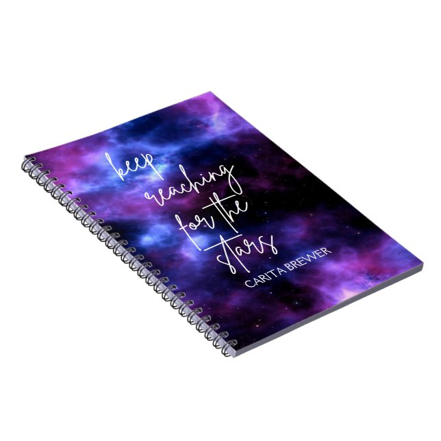 Nebula Galaxy Inspiration Notebook Notizblock (Rechte Seite)