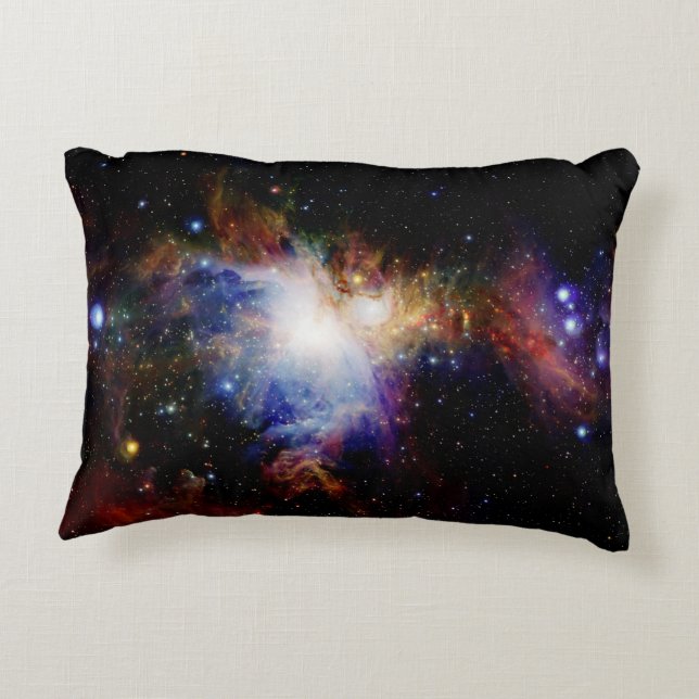 Nebula Galaxy Throw Kissen (Rückseite)