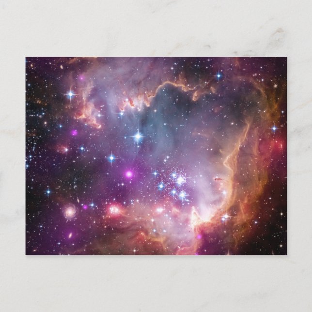 Nebula helle Weltraum Sterne Galaxie Hipster Geek  Postkarte (Vorderseite)