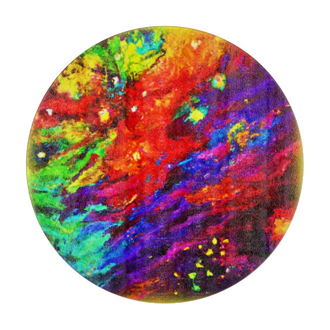 Nebula in unserem Universum Gemälde. Jetzt kaufen Schneidebrett (Vorderseite)