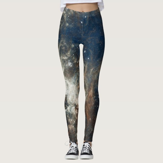 Nebula-Indigo-Leggings Leggings (Vorderseite)