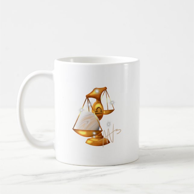 Nebula Libra Venus Zodiac Kaffeetasse (Links)