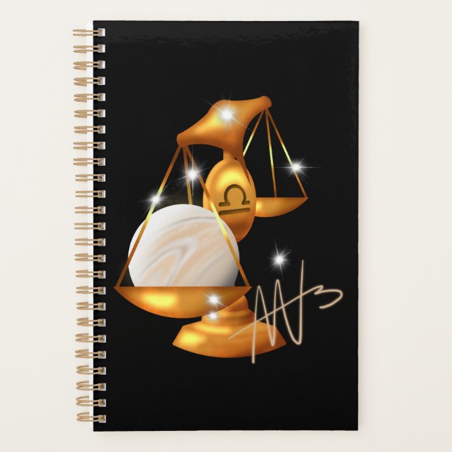 Nebula Libra Venus Zodiac Planer (Vorderseite)