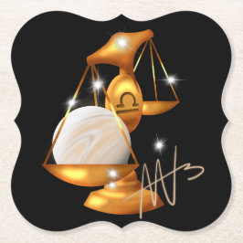 Nebula Libra Venus Zodiac Untersetzer