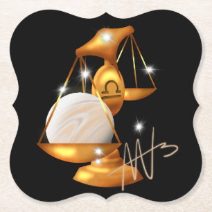Nebula Libra Venus Zodiac Untersetzer