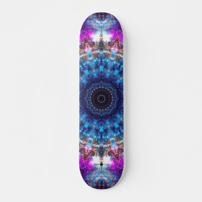 Nebula Mandala Skateboard (Vorne)