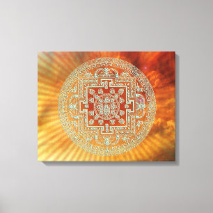 Nebula Mandala - Wrapped Canvas Leinwanddruck