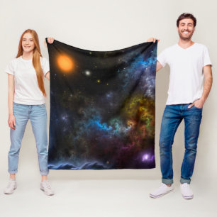 Nebula Menagerie Fleecedecke