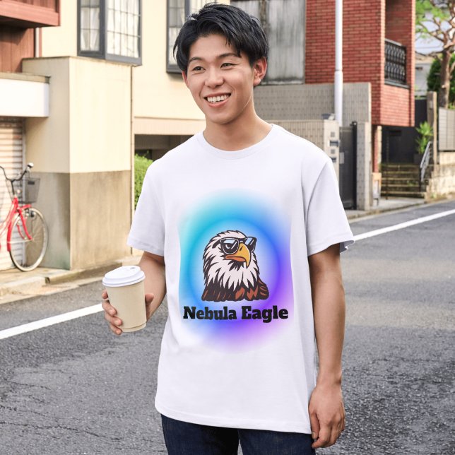 Nebula Neon Adler T-Shirt (Von Creator hochgeladen)