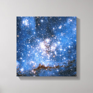 Nebula NGC 346 Säuglingssterne - Hubble-Weltraumfo Leinwanddruck