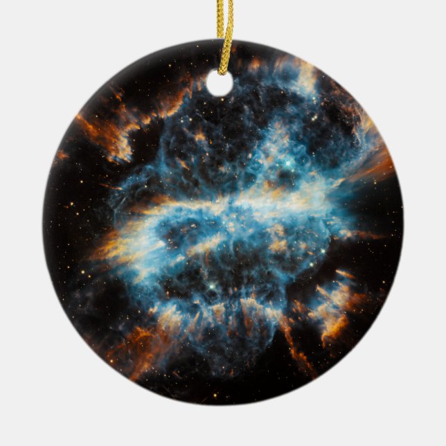 Nebula NGC 5189 Weltraumastronomie Keramik Ornament (Vorne)