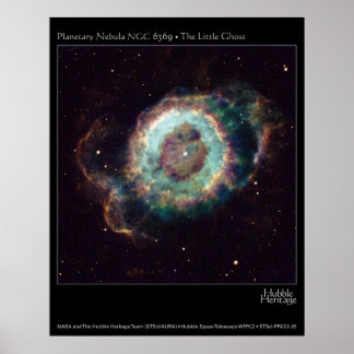 Nebula NGC 6369 Das Kleine Ghost Hubble Teleskop Poster