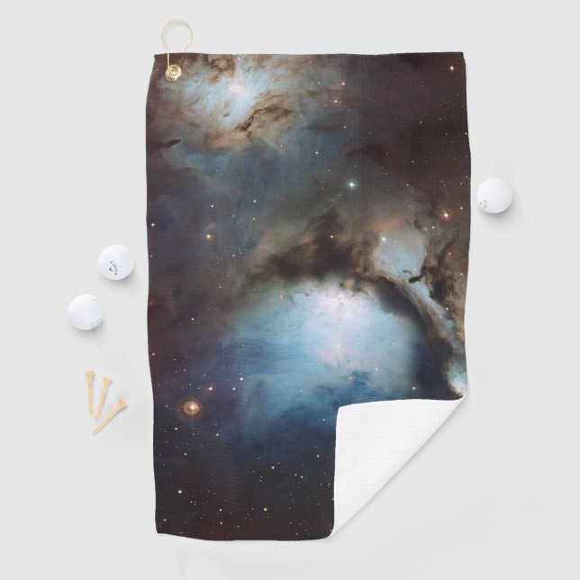 Nebula orion Astronomie blauer Glaube Kosmos Stern Golfhandtuch (Insitu)