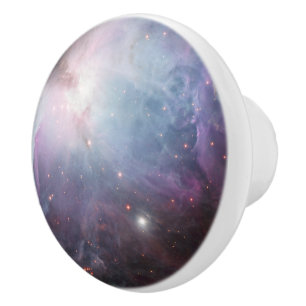 Nebula Orion Astronomisch blau-braune beige Sterne Keramikknauf