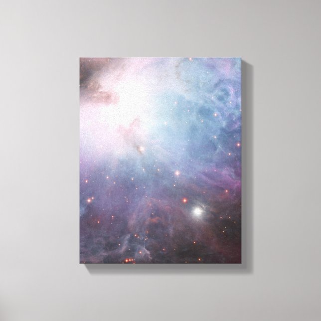 Nebula Orion Astronomisch blau-braune beige Sterne Leinwanddruck (Vorderseite)
