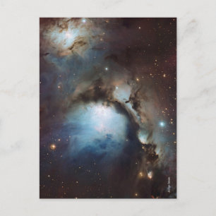 Nebula Orion Astronomisch blau-braune beige Sterne Postkarte