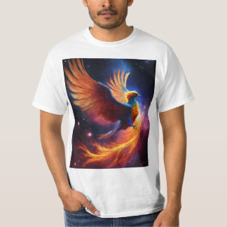 : Nebula Phoenix: Ein kosmischer Vogel der wirbeln T-Shirt