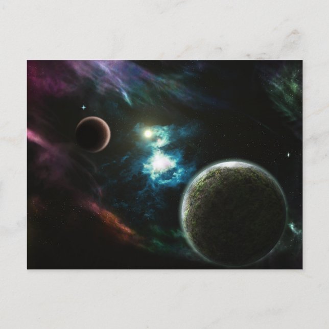 Nebula Postkarte (Vorderseite)