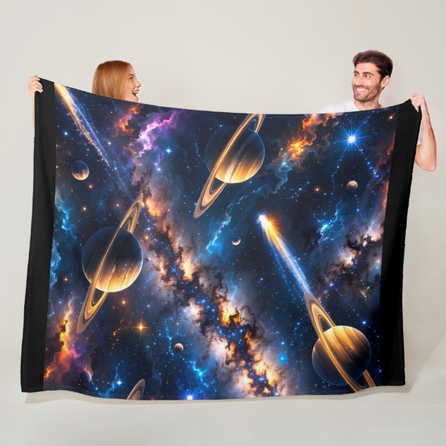 Nebula Premium-Fleece-Decke Fleecedecke (Beispiel)