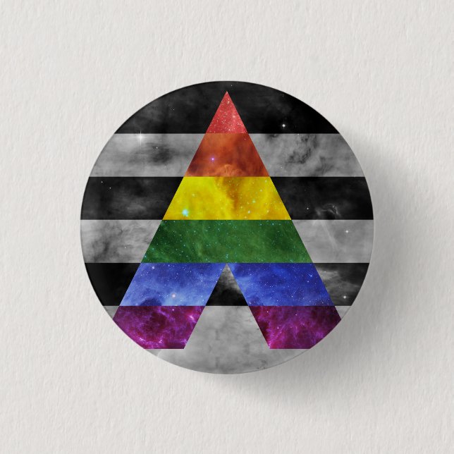 Nebula-Pride-Abzeichen Button (Vorderseite)
