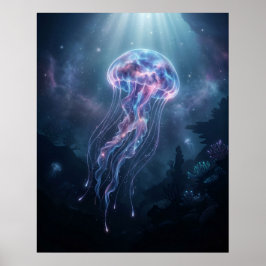 Nebula Qualle Kosmischer Ozean Poster