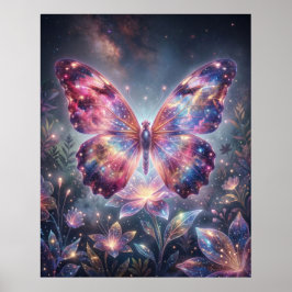 Nebula Schmetterling Kosmische Flügel Poster