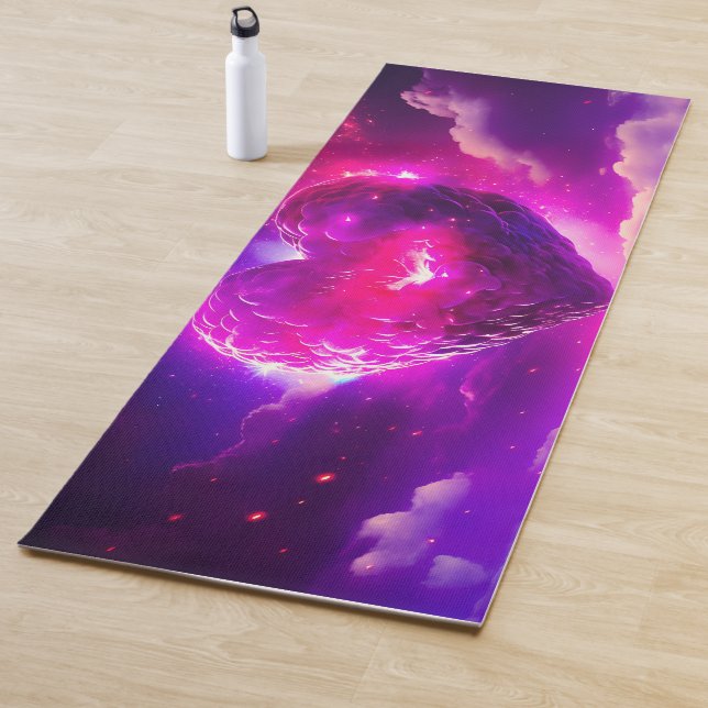 Nebula Stars Celestial Heart Romance Yogamatte (Beispiel)