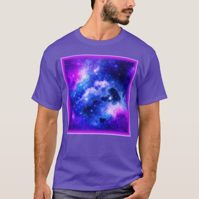 "Nebula Stars" - Eine Atemberaubende digitale Kuns T-Shirt (Vorderseite)
