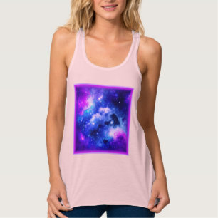 "Nebula Stars" - Eine Atemberaubende digitale Kuns Tank Top