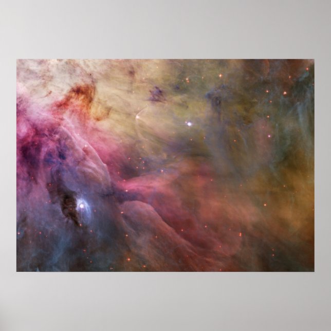 Nebula stars Orion Galaxy Hipster Geek Weltraumwis Poster (Vorne)