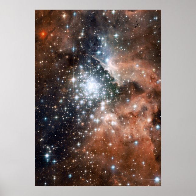 Nebula-Sterne-Galaxie-Hipster weckt coolen Naturra Poster (Vorne)