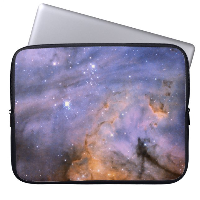Nebula und Star Cluster Laptop Sleeve (Vorderseite)
