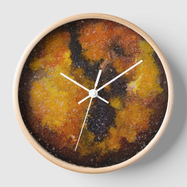 Nebula Wall Clock Uhr (Vorderseite)