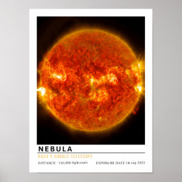 Nebula Weltraum Bildung Poster