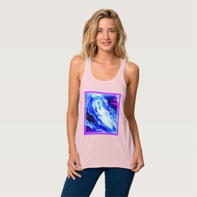 Nebula zeichnet sich durch ein schönes Design aus. Tank Top (Vorderseite Vollansicht)