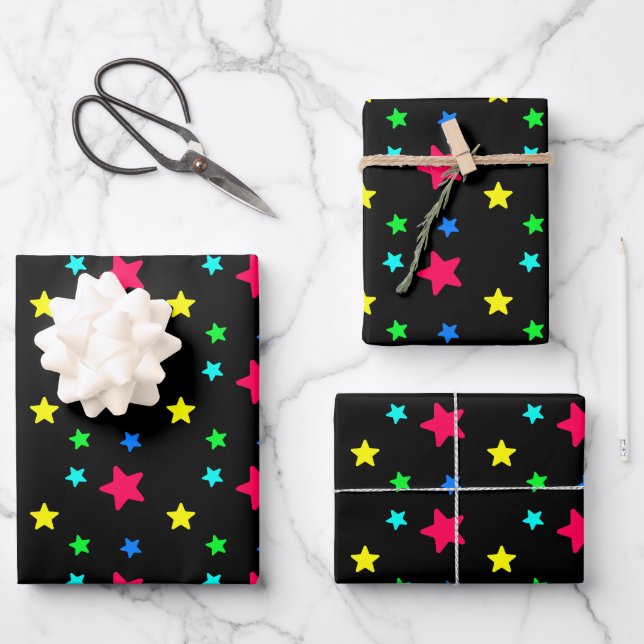 Nebulae Geschenkpapier Set (Vorderseite)
