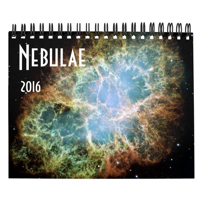 Nebulae Space Astronomie 2016 Stars NASA Kalender (Titelbild)