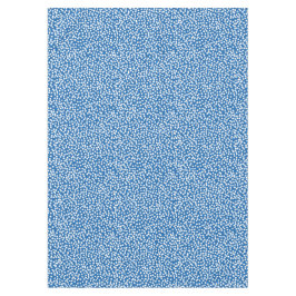 Nebulas Blau mit weißen Schneepunkten Tischdecke