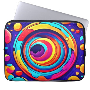 Nebulas farbenfrohe kosmische Vortex Art Laptopschutzhülle