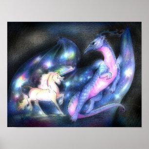 Nebuly: Einhorn und Drache Poster