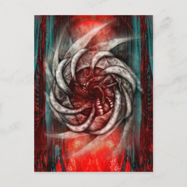 NECCROFUTURIST Abattoir Kunst Postkarte (Vorderseite)