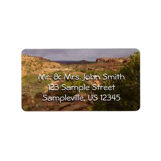 Neck Springs Train the Canyonlands National Park Adressaufkleber (Vorne)