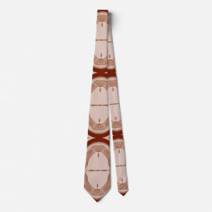 Neck Tie, braunes Muster für das Farbmuster Krawatte