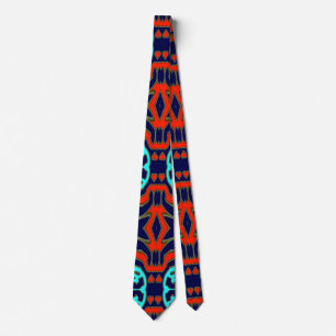 Neck Tie, ein mehrfarbiges Stoffmuster-Design Krawatte