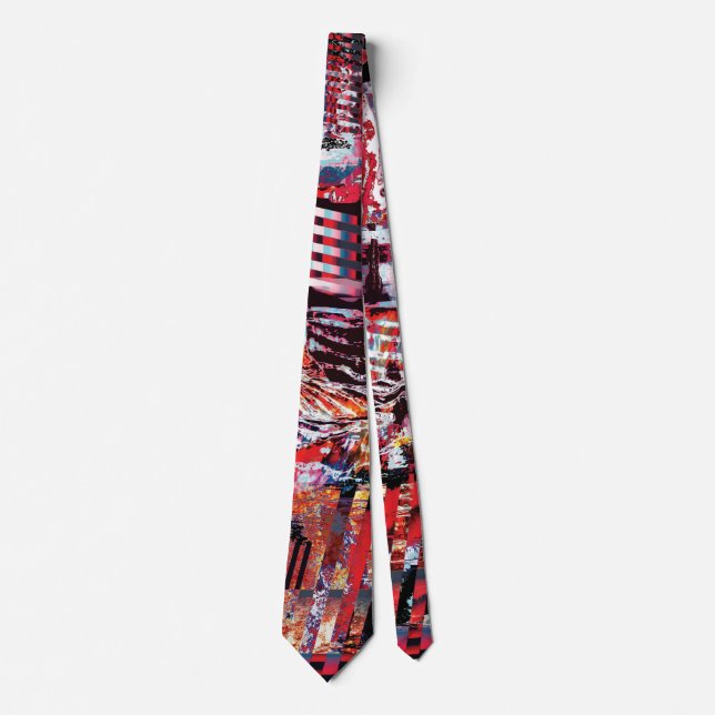 Neck Tie – Fragmented Pulse Krawatte (Vorderseite)
