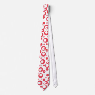 Neck Tie für Trauzeugen, Beerenrot Punkte Krawatte
