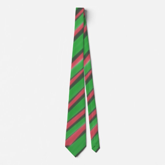 Neck Tie Green & Red Krawatte (Vorderseite)
