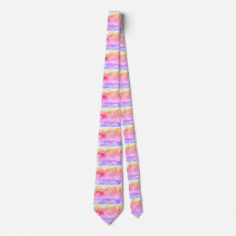 Neck Tie lavender watercolor